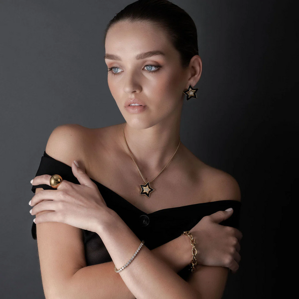 Supernova Earrings - Gold