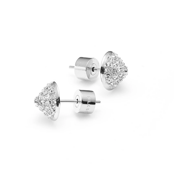 Voltage Stud Earrings - Silver
