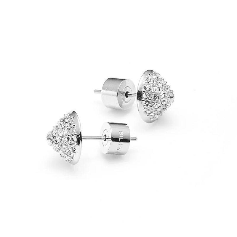 Voltage Stud Earrings - Silver