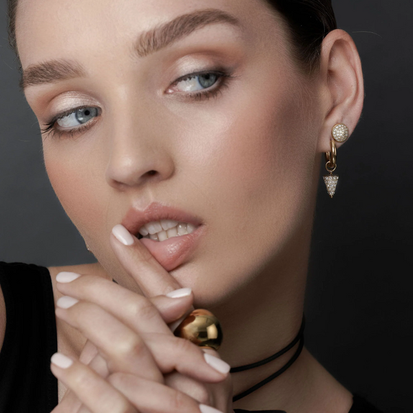 Voltage Stud Earrings - Silver