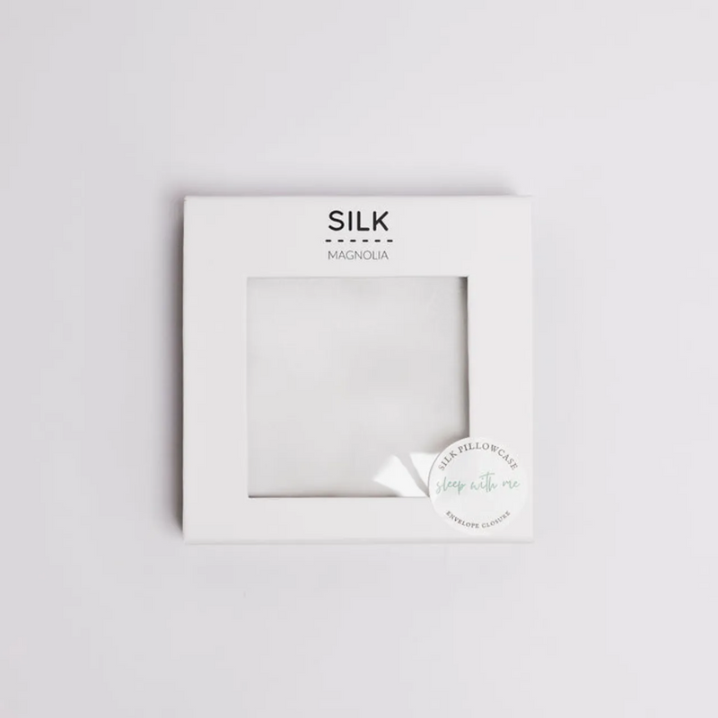 Pure Silk Pillowcase - Arctic White