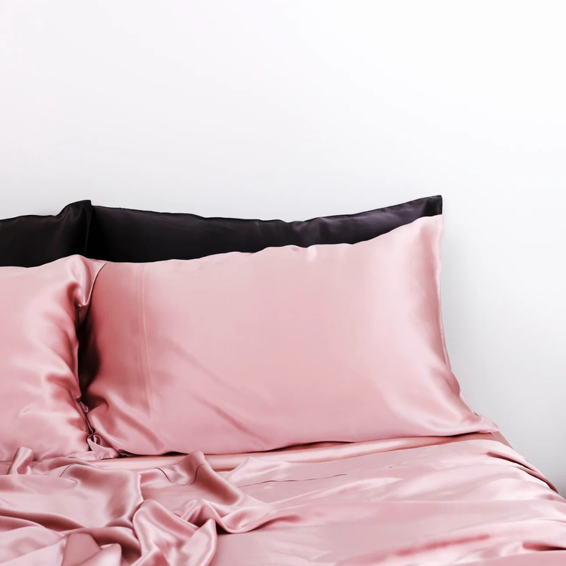 Pure Silk Pillowcase - Rose Pink