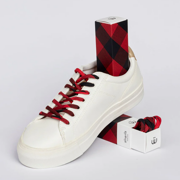 Birmingham Red + Black Shoelaces