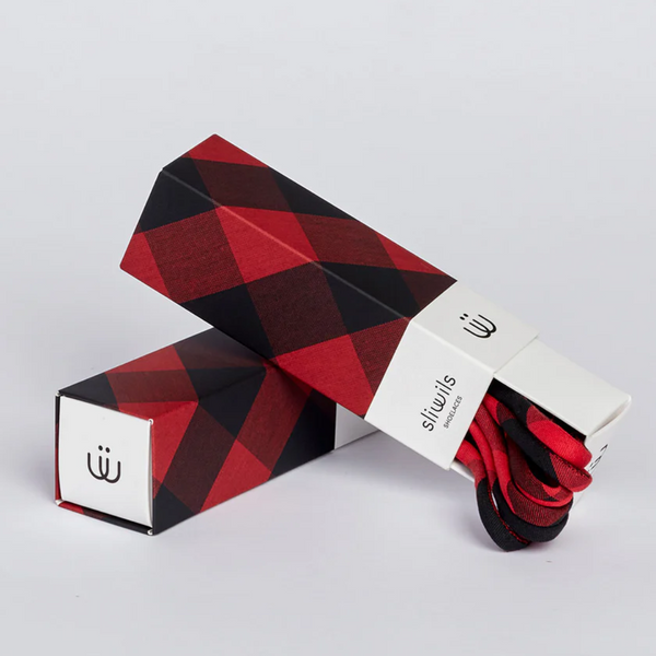Birmingham Red + Black Shoelaces
