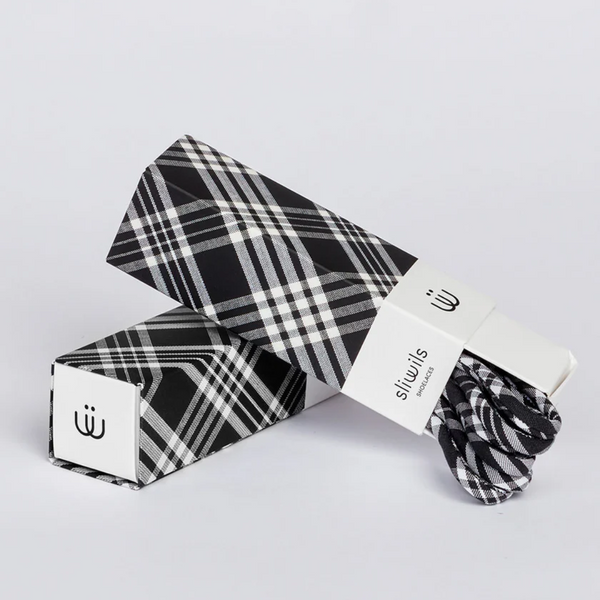 Cambridge Black + White Shoelaces