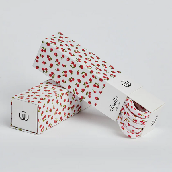Fresh Cherry + Strawberry Shoelaces
