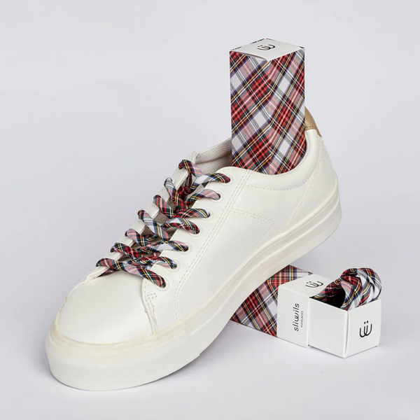 Liverpool Red + White Shoelaces