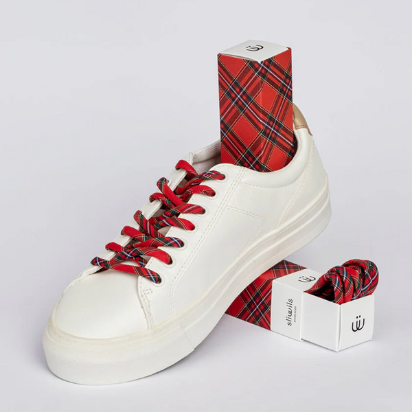 London Red Shoelaces