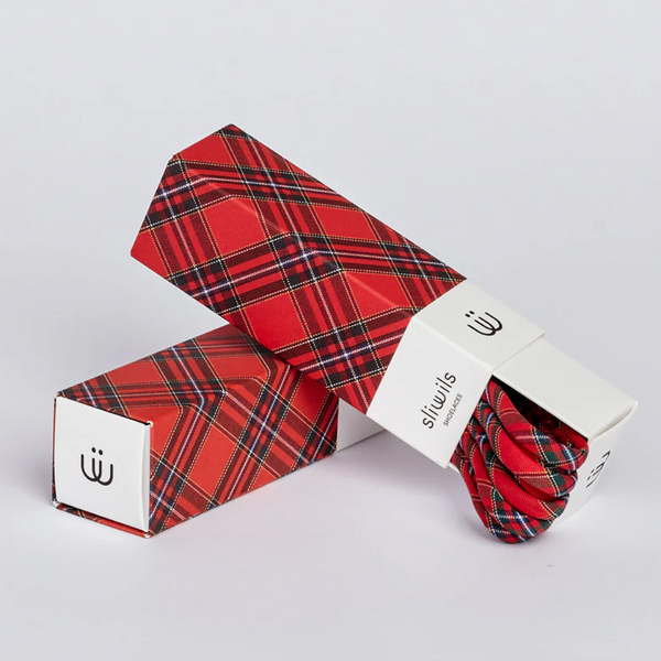 London Red Shoelaces