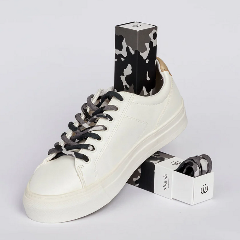Savage Camouflage Urban Grey Shoelaces