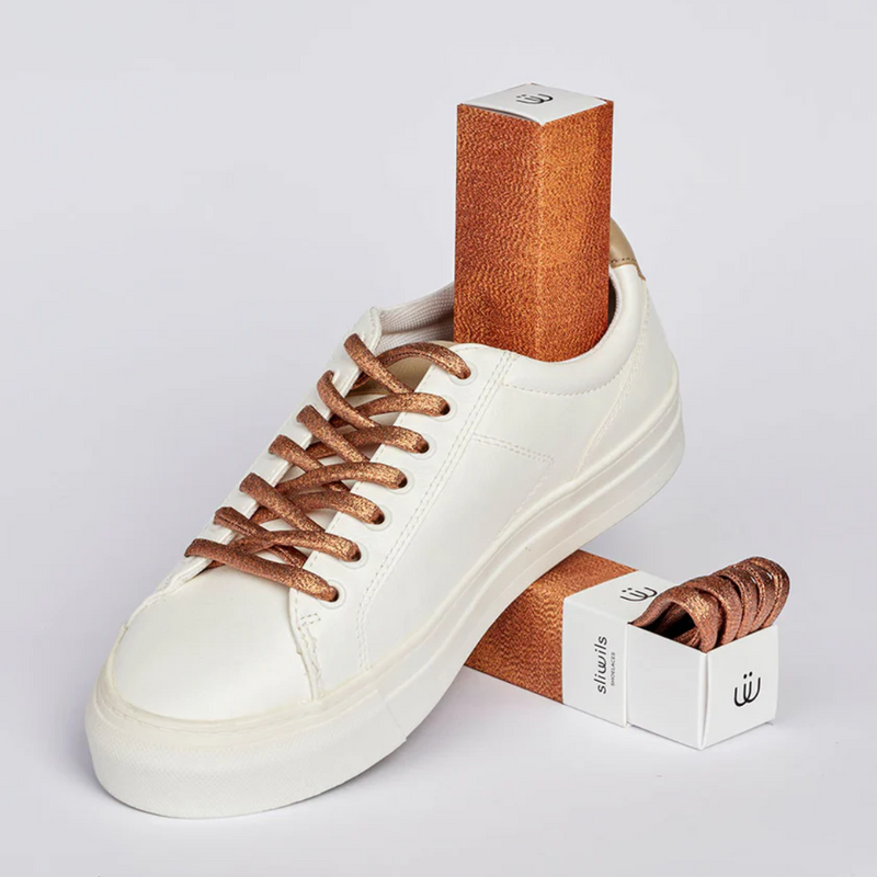 Manhattan Bronze Shoelaces