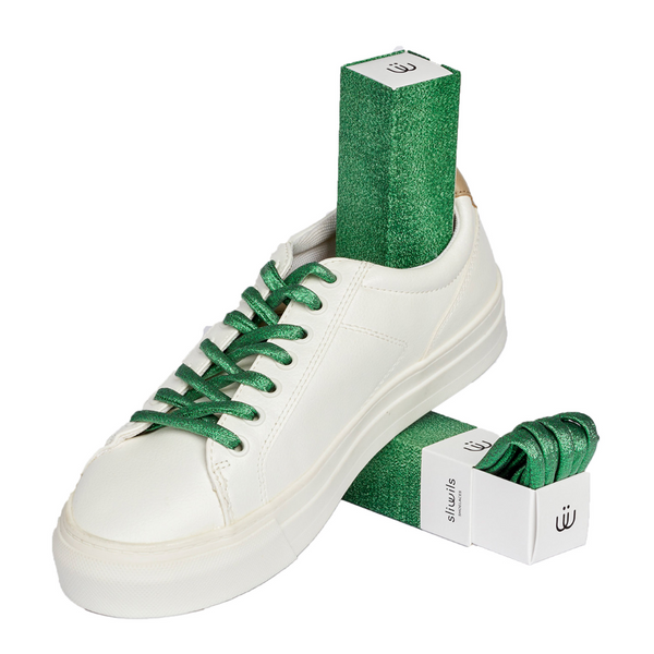 Manhattan Green Shoelaces