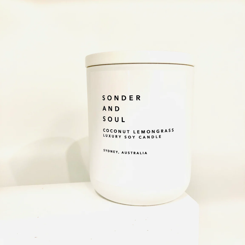 Coconut Lemongrass Soy Candle