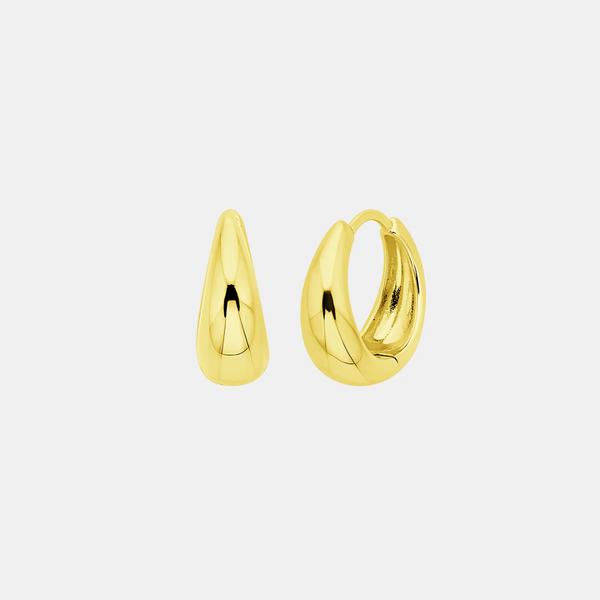 Drop Huggies - Gold 17mm