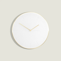 Stackers Wall Clock - White