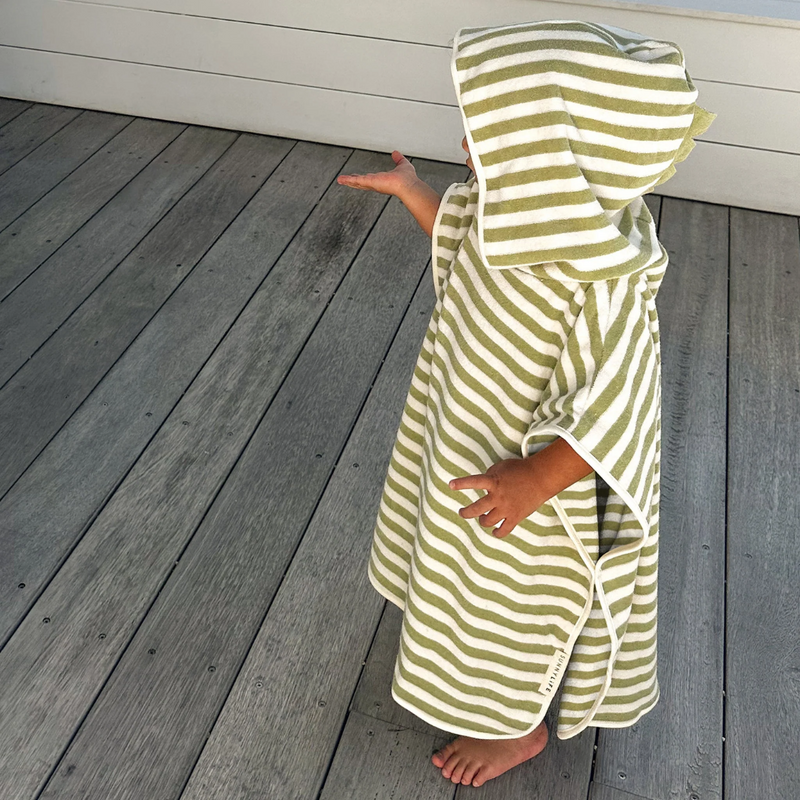 Kids Character Hooded Towel - Into The Wild Khaki