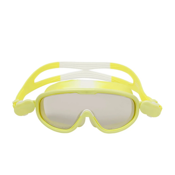 Kids Swim Mask Salty The Shark - Neon Yellow