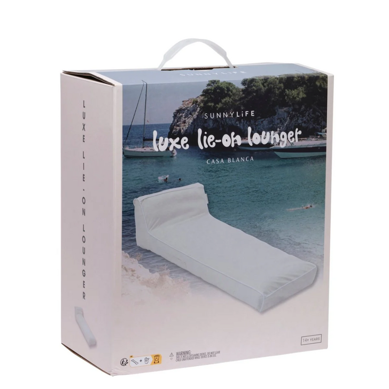 Luxe Lie-on Lounger - Casa Blanca
