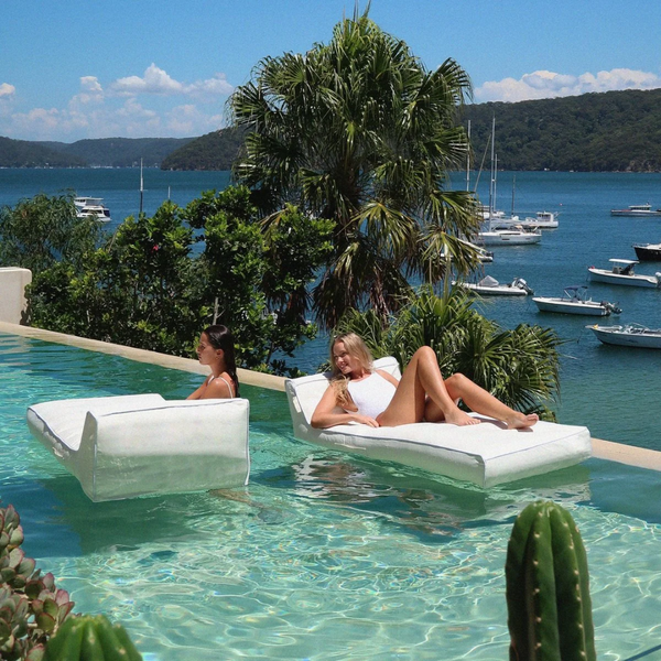 Luxe Lie-on Lounger - Casa Blanca