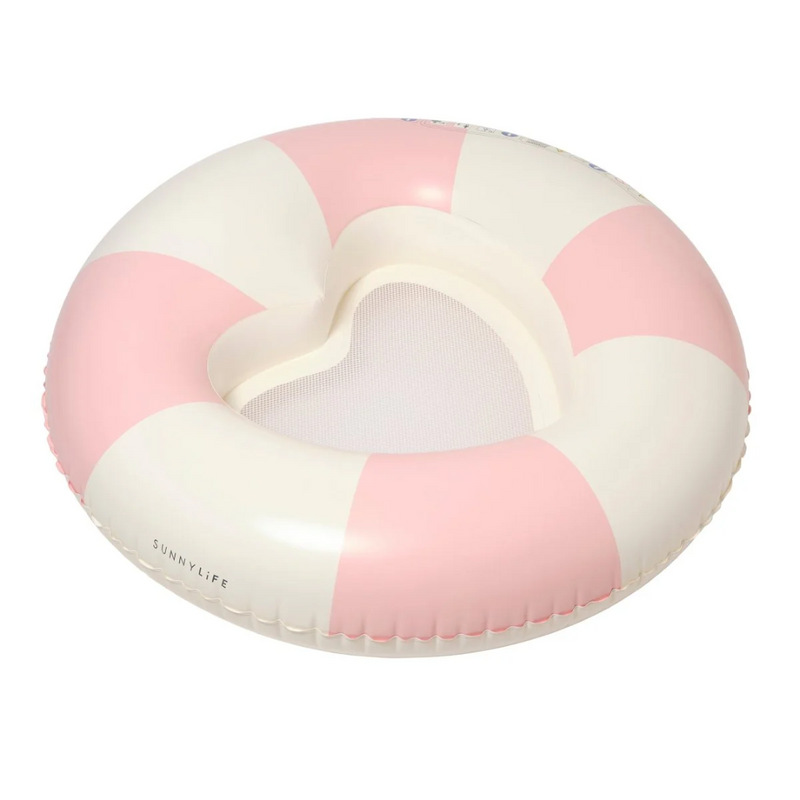 Luxe Tube Pool Ring Stole My Heart - Pink Stripe