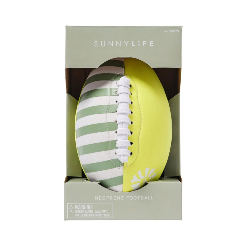 Neoprene Football Tides Out - Citrus