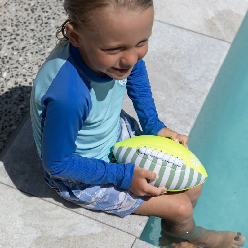 Neoprene Football Tides Out - Citrus