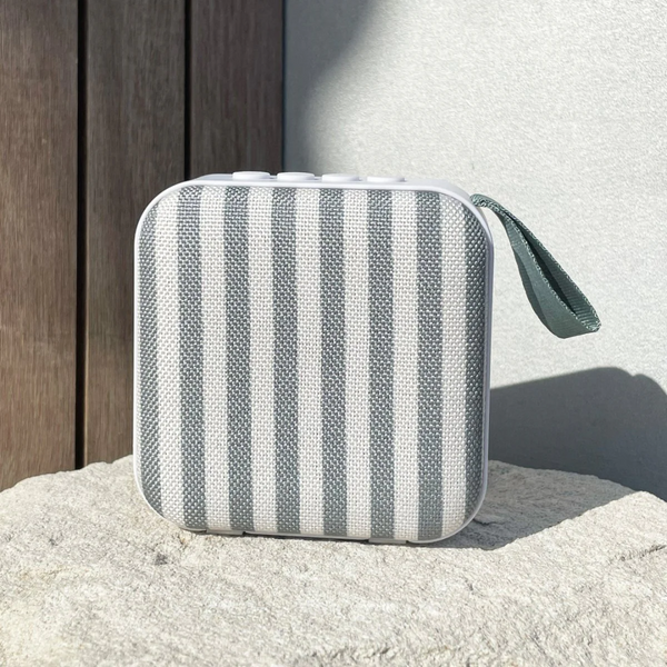 Portable Travel Speaker - The Vacay Olive Stripe