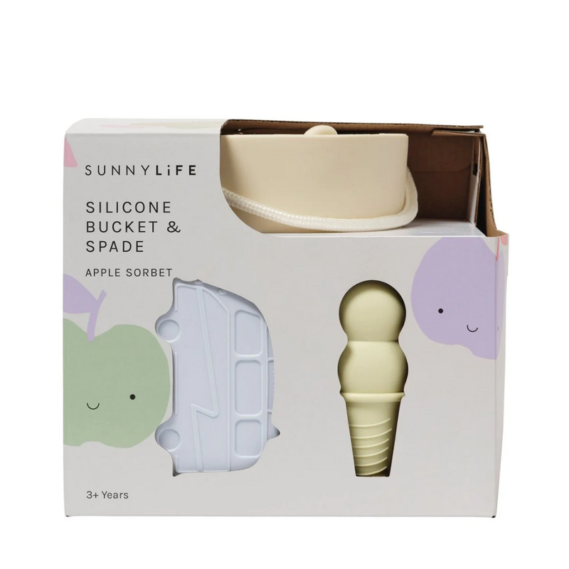 Silicone Bucket and Spade Set - Apple Sorbet Multi