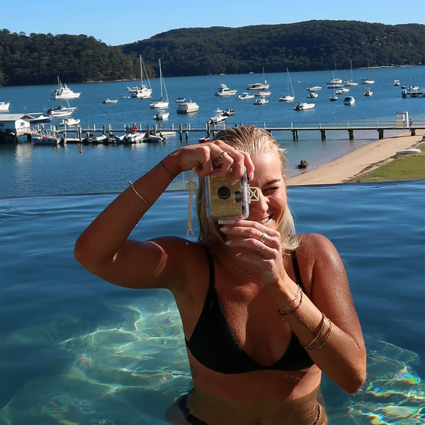 Underwater Camera - Glitter Gold