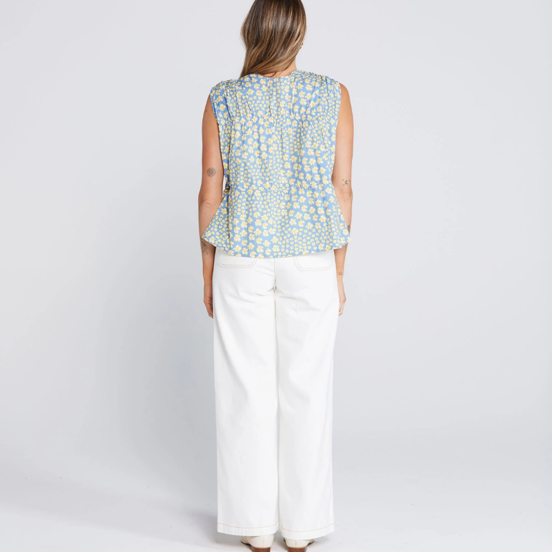 Belle Tie Top - Sky Garden