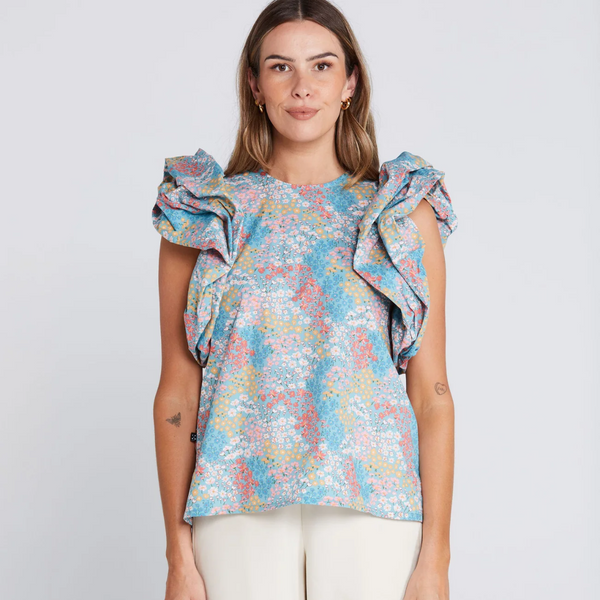 Sashay Top - Floral Frenzy