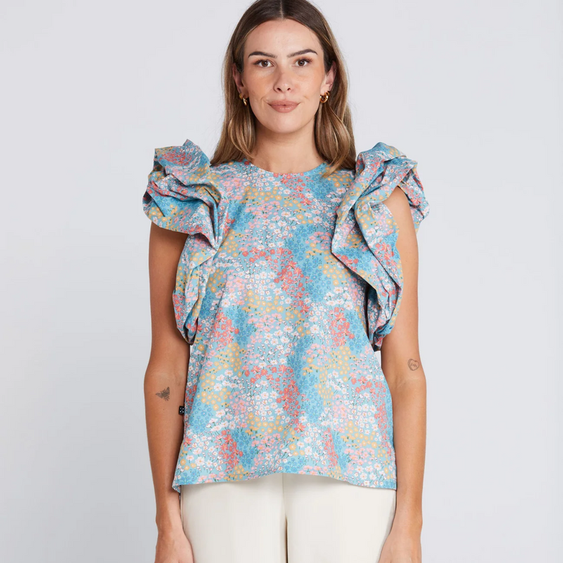 Sashay Top - Floral Frenzy