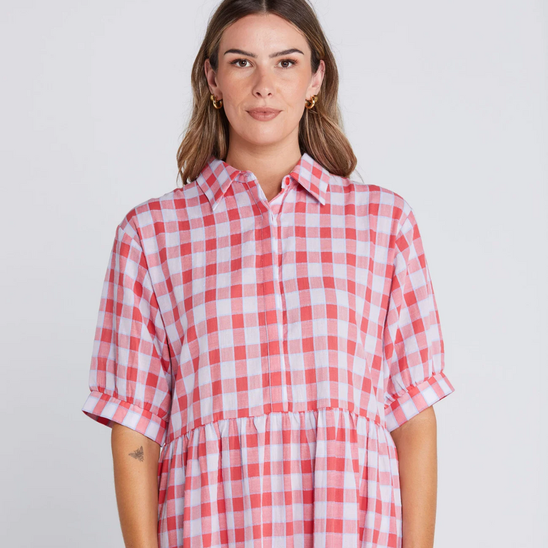 Luna Dress - Check Mate