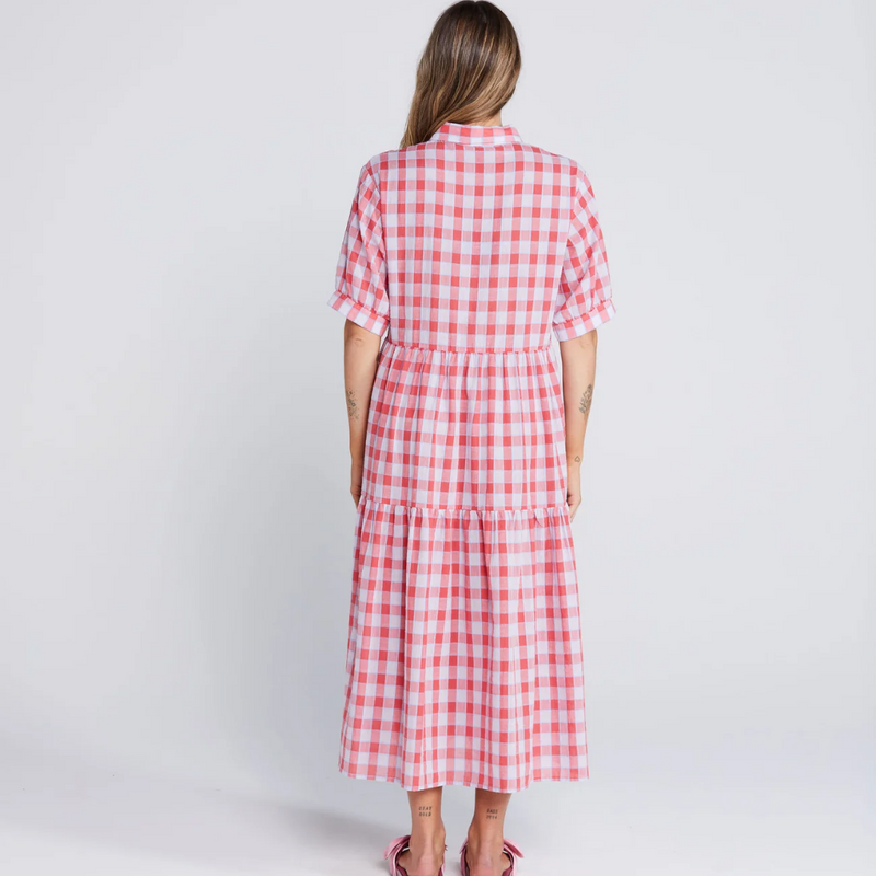 Luna Dress - Check Mate