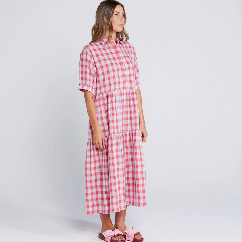 Luna Dress - Check Mate