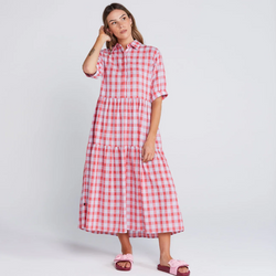 Luna Dress - Check Mate