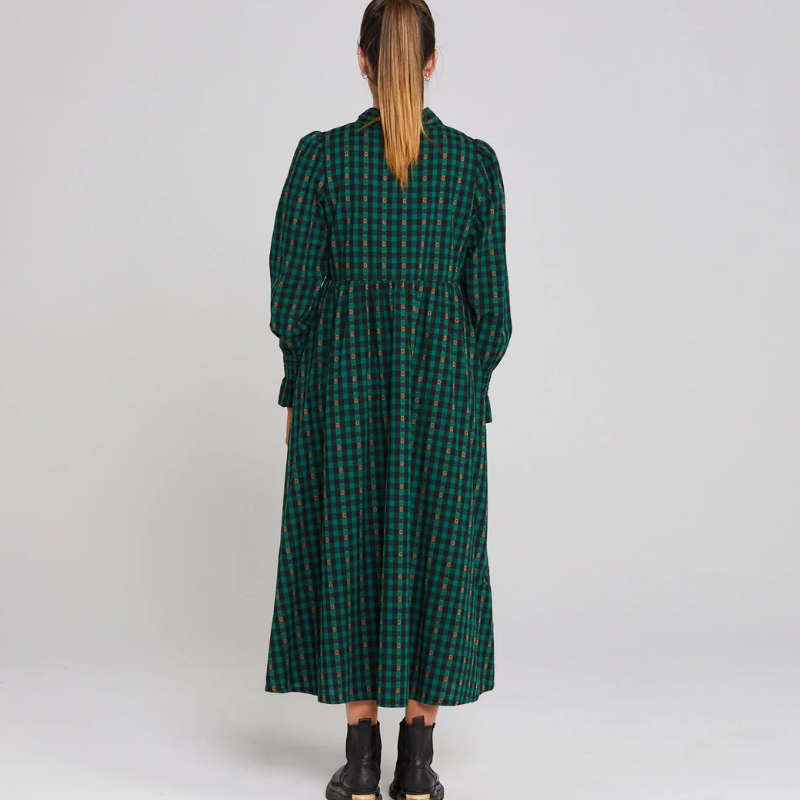 Joyful Dress - Petal Plaid