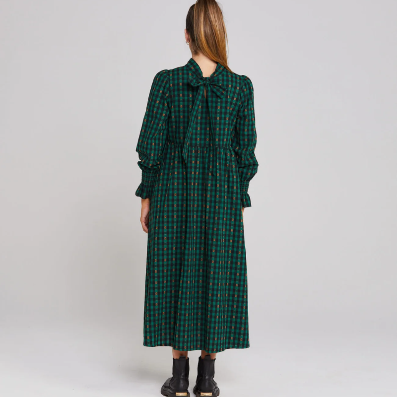 Joyful Dress - Petal Plaid