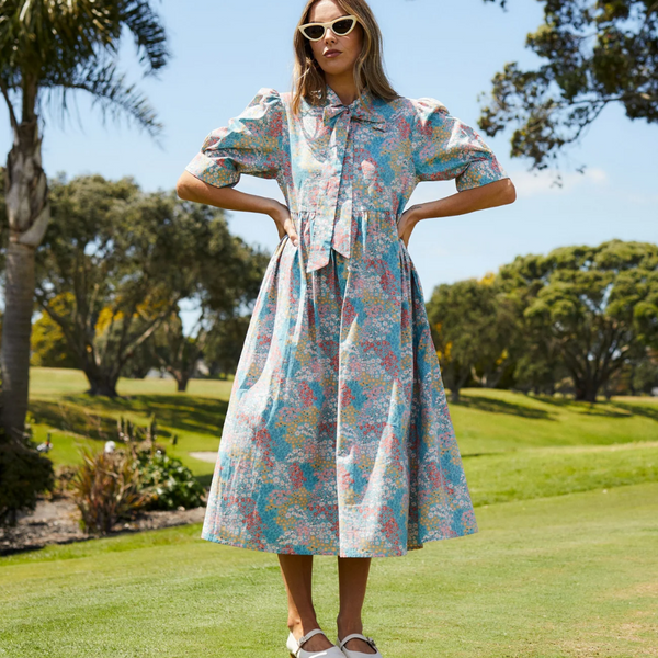 Nightfall Dress - Floral Frenzy