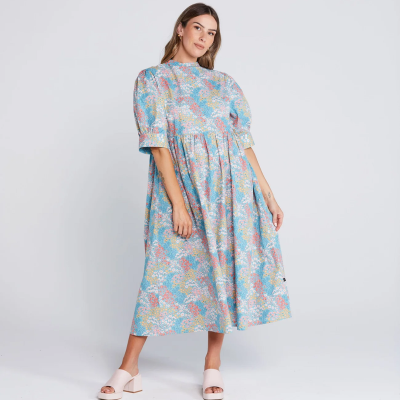 Nightfall Dress - Floral Frenzy