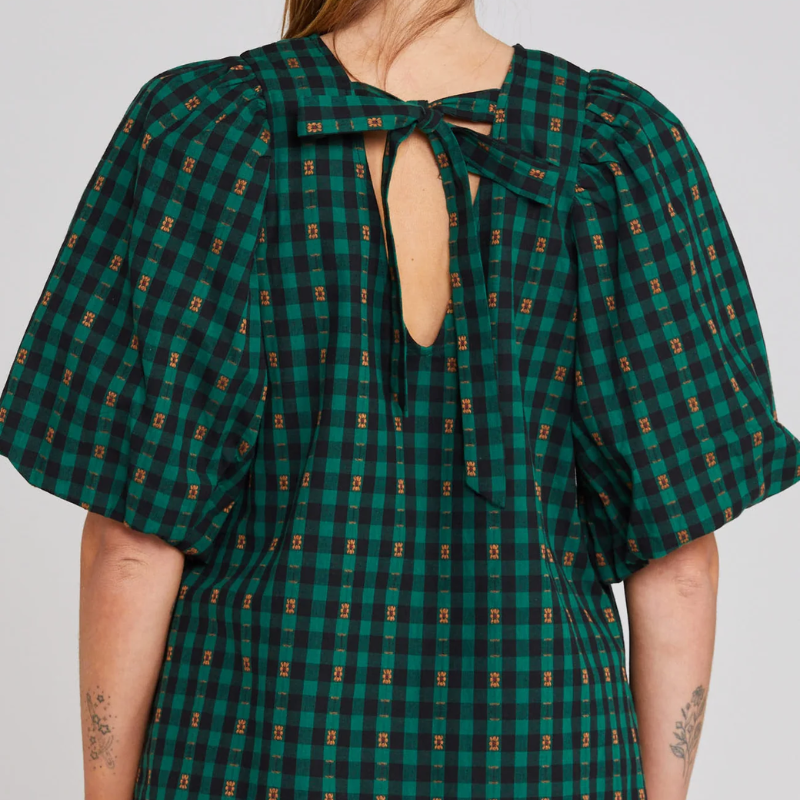 Lucie Top - Petal Plaid