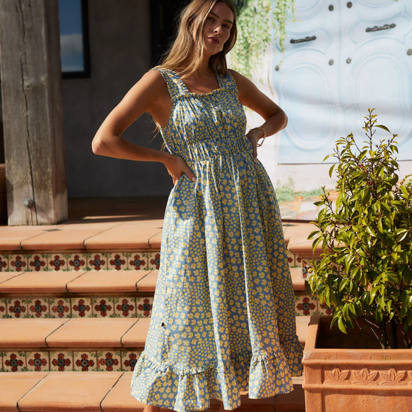 Laramie Dress - Sky Garden