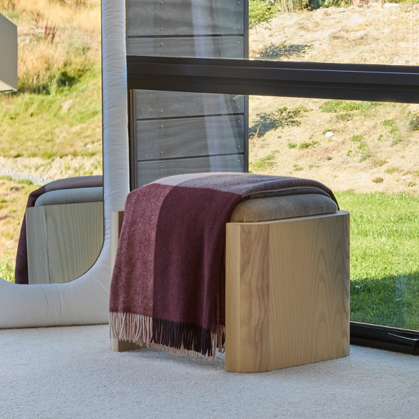 Brookside Throw - Beetroot