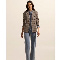 Spurt Jacket - Mousse Check