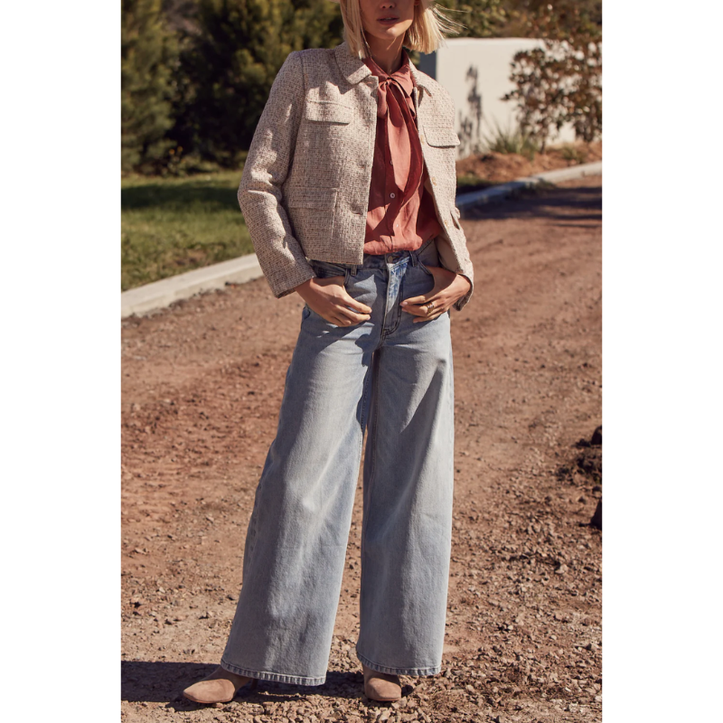 Adjoin Jacket - Biscuit Boucle