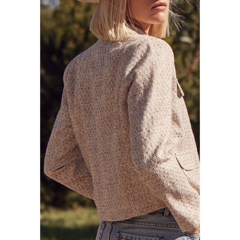 Adjoin Jacket - Biscuit Boucle