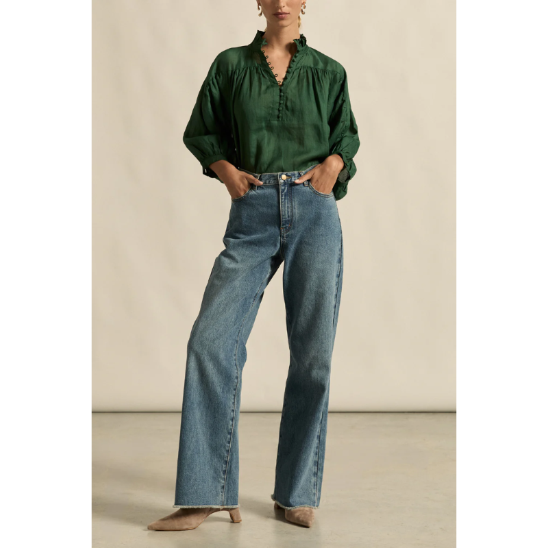 Crescendo Top - Emerald