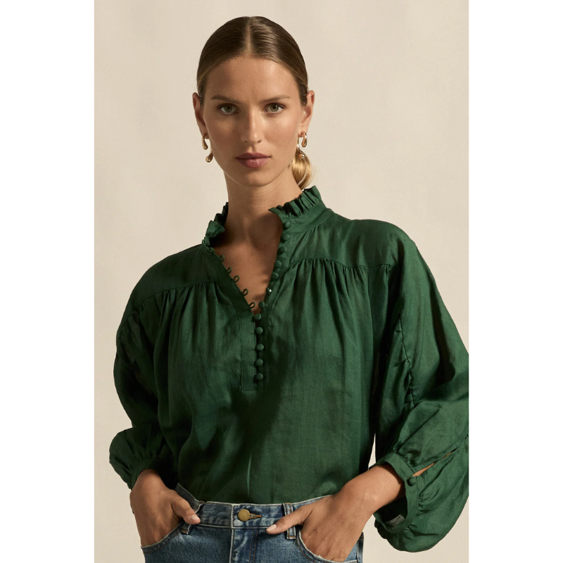 Crescendo Top - Emerald