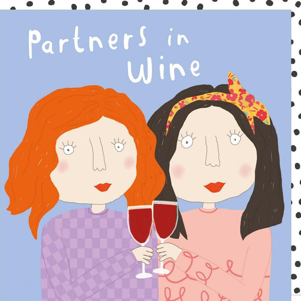 Partner in Wine Greeting Card