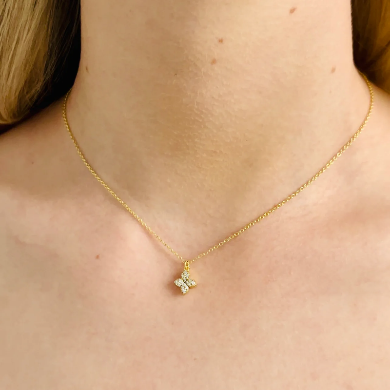 Flora Necklace - Silver